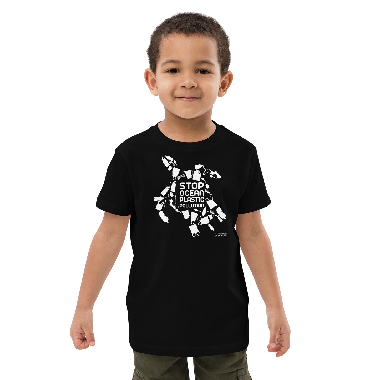 Organic Cotton Kids T-Shirt - Stop Ocean Plastic Pollution