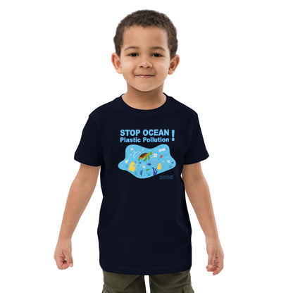 Stop Ocean Plastic Pollution! Kids T-Shirt (Unisex)