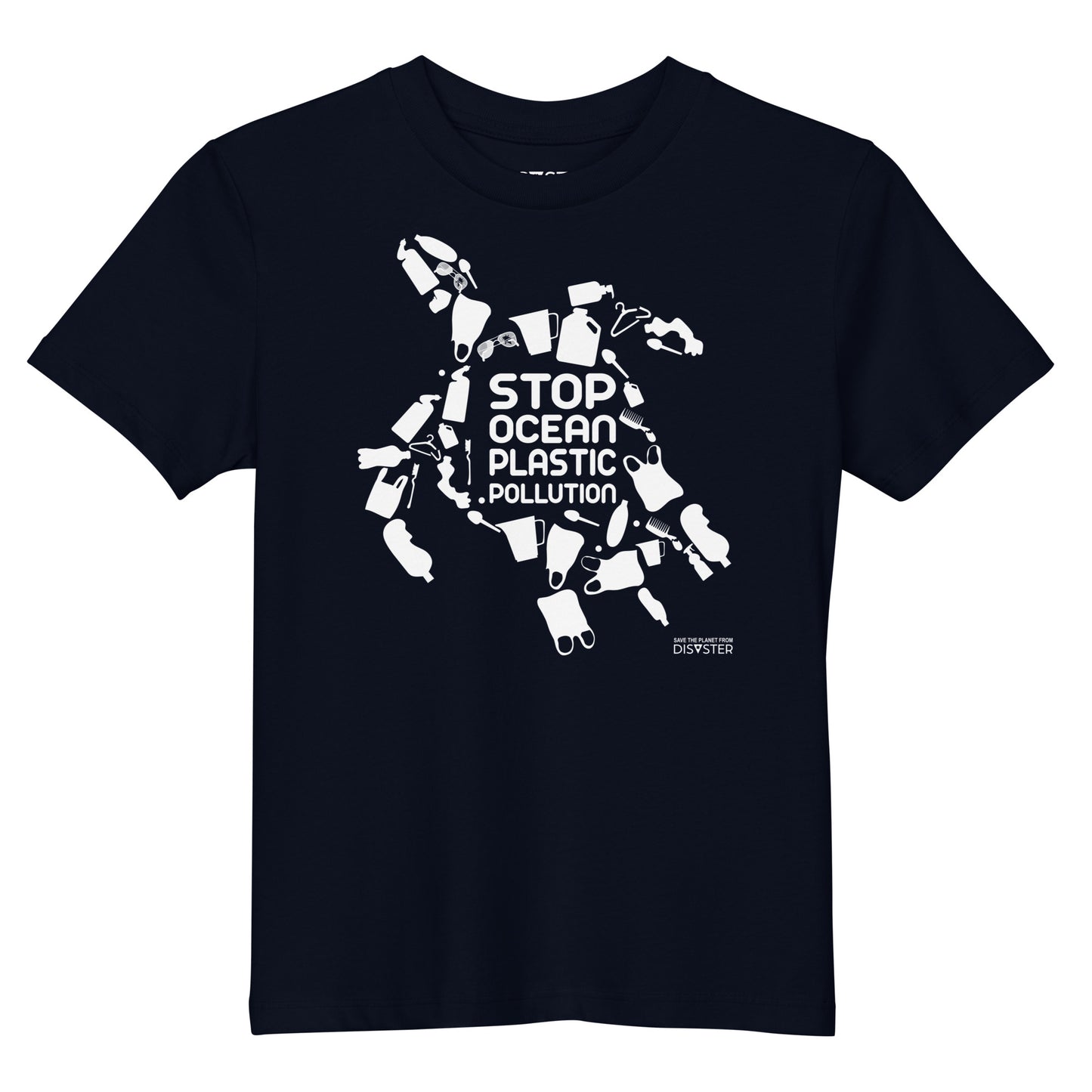 Organic Cotton Kids T-Shirt - Stop Ocean Plastic Pollution