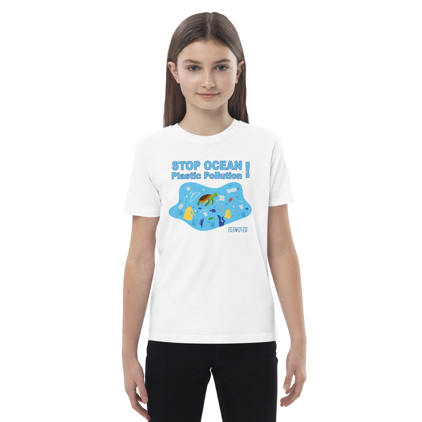 Stop Ocean Plastic Pollution! Kids T-Shirt (Unisex)