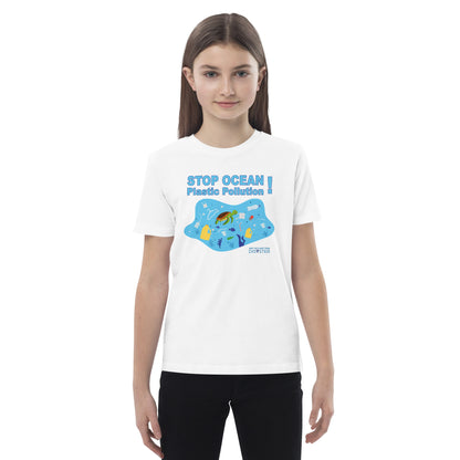 Stop Ocean Plastic Pollution! Kids T-Shirt (Unisex)