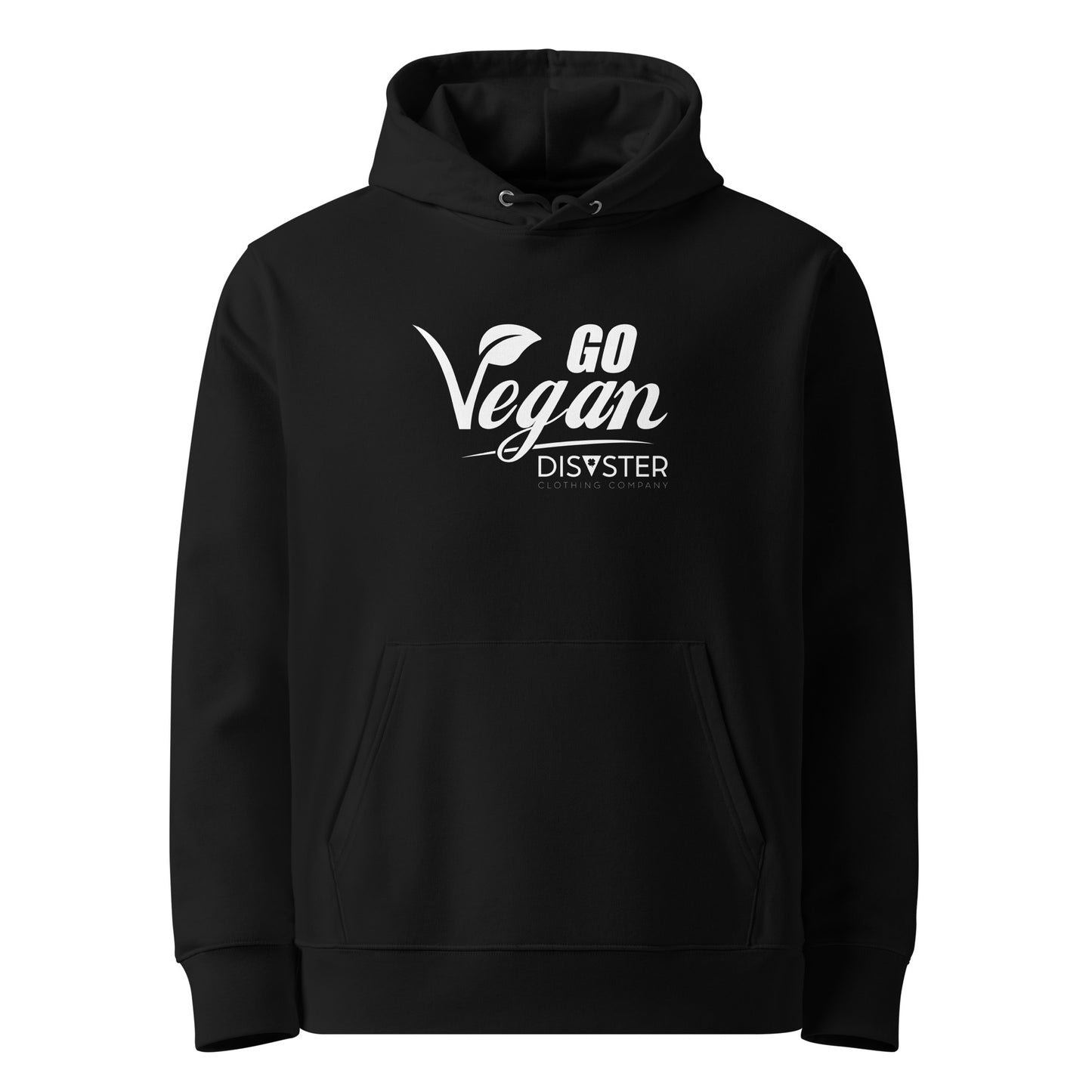 Go Vegan Felpa Con Cappuccio (Unisex)