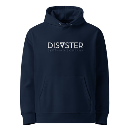 Disaster Logo White - Felpa con cappuccio (Unisex)