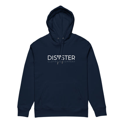 Disaster Logo White - Felpa con cappuccio (Unisex)