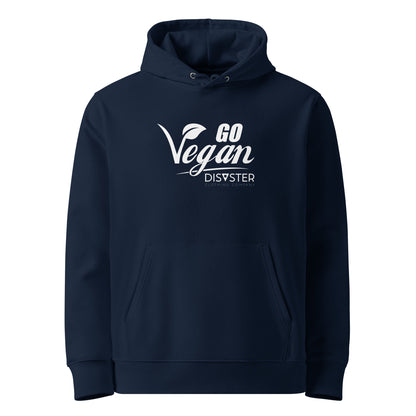 Go Vegan Felpa Con Cappuccio (Unisex)