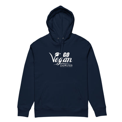 Go Vegan Felpa Con Cappuccio (Unisex)