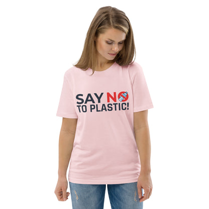 Organic Cotton T-Shirt - Say no To Plastic!