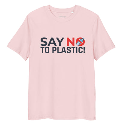 Organic Cotton T-Shirt - Say no To Plastic!