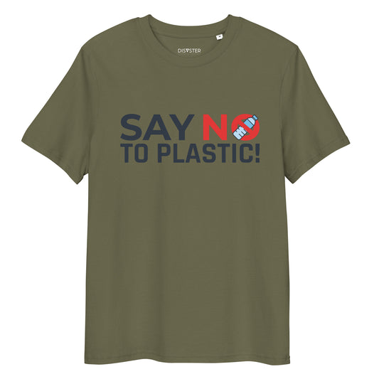 Organic Cotton Unisex T-Shirt - Say No To Plastic