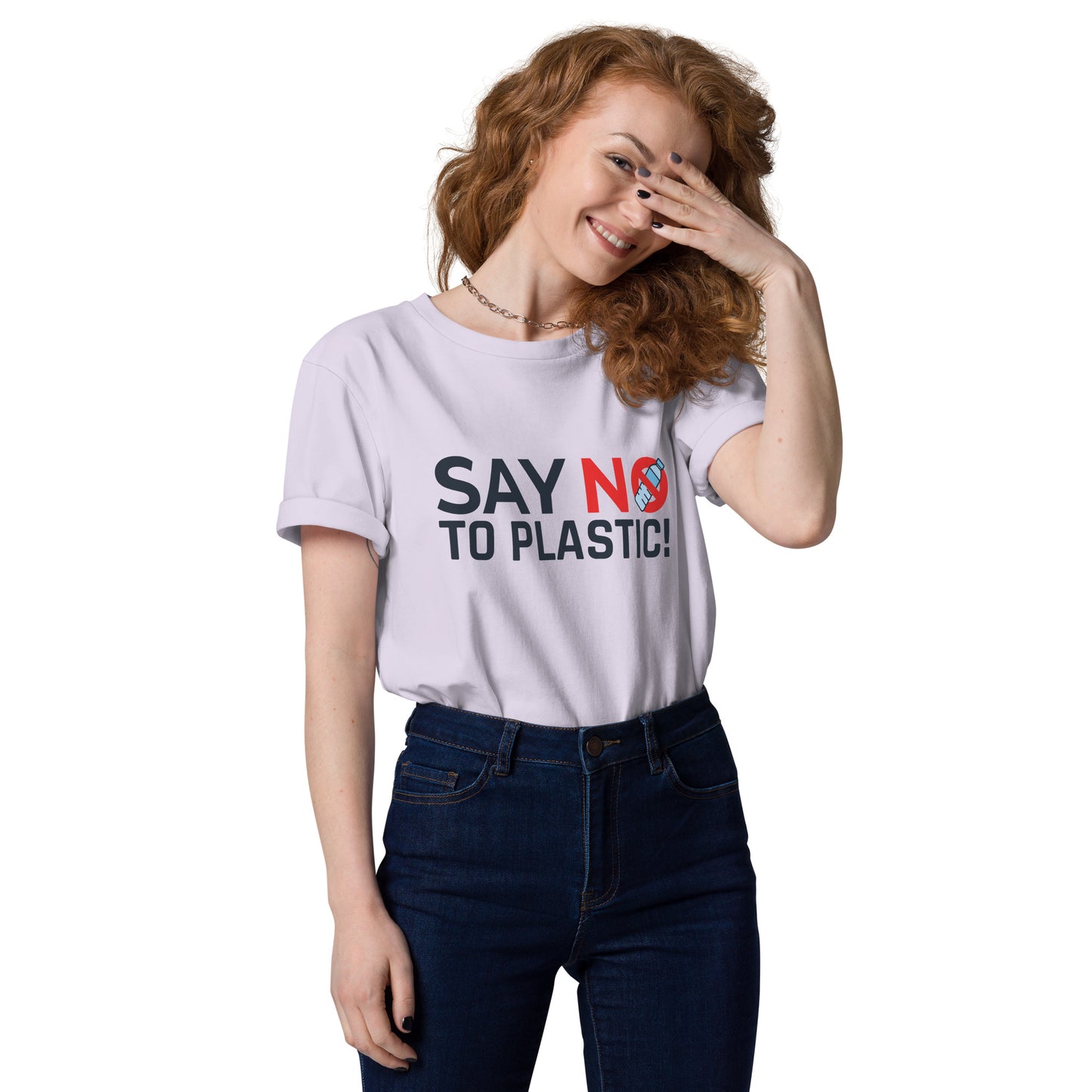 Organic Cotton T-Shirt - Say no To Plastic!